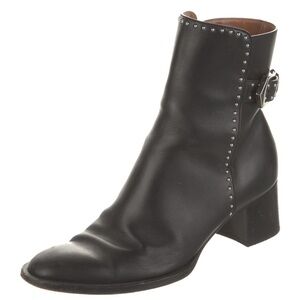 Givenchy leather studded boots